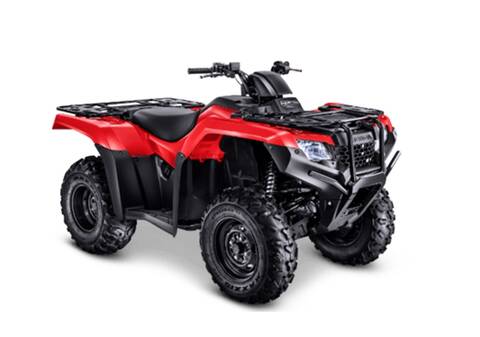 Stock image of a red Honda all-terrain vehicle, model TRX420