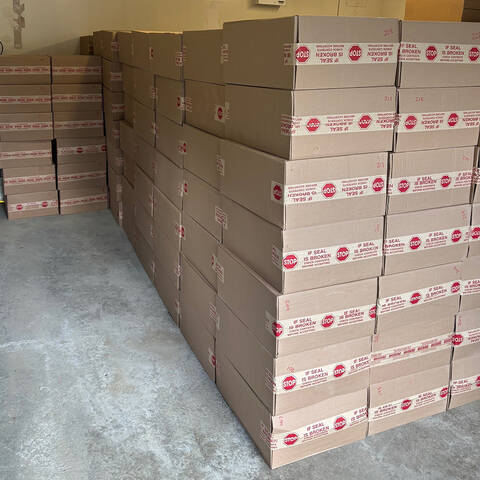 226 boxes of unstamped cigarettes were seized.