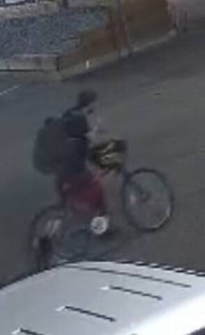 Thumbnail: Image of person on bike.