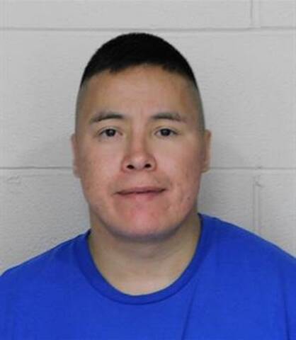 Head and shoulders photo of wanted man Kurtis Justin Billy in Kamloops, British Columbia