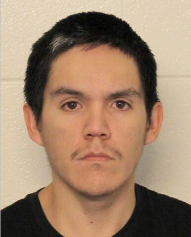 RCMP-supplied image of wanted man Brett Lariviere with brown eyes and short brown hair