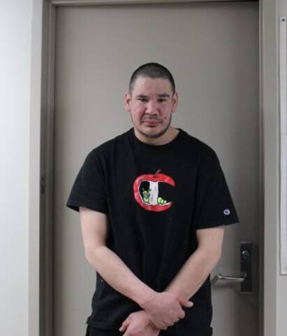 Photo of wanted man Laurent Goulet, brown hair and brown eyes