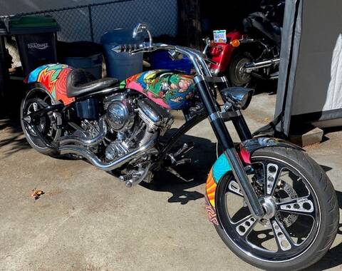 U Build chopper style motorcycle