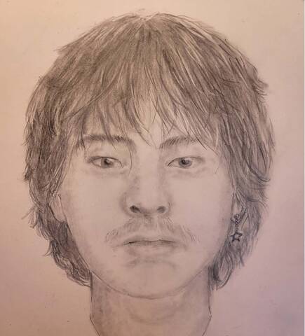 Composite drawing of suspect male
