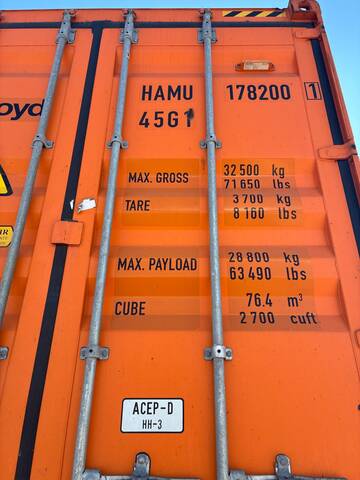 Stolen container