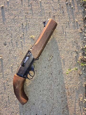 Sawed off rifle