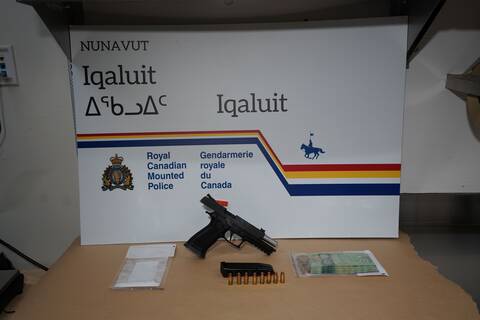 Loaded handgun, cocaine and cash seized by Iqaluit RCMP during traffic stop