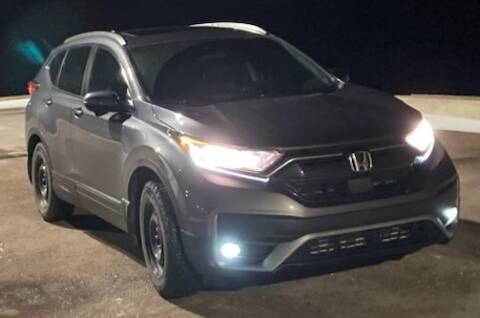 Stolen grey 2020 Honda CRV from downtown Fort McMurray parkade