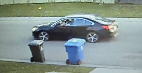 Suspect black 2016 Subaru Legacy 4 door car