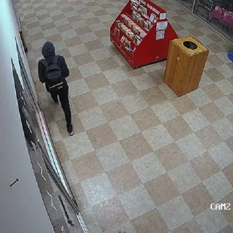 Person walking away from the camera
