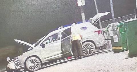 Actual image of the suspect vehicle