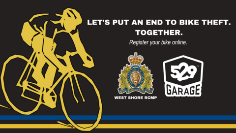 Let's put and end to bike theft together. Register your bike.