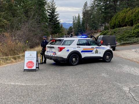 West Kelowna RCMP arrest/search warrant
