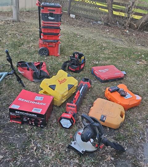 Portage la Prairie RCMP arrested four people and seized items taken from a business on May 8.