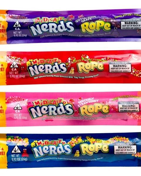 Photo of THC candy wrapper